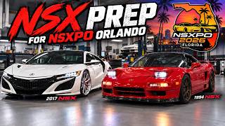 The NSXPO Countdown Begins! Prepping Our 1994 & 2017 NSXs