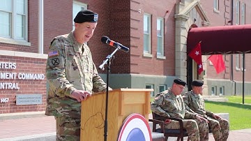 1st Theater Sustainment Command Change of Command Ceremony