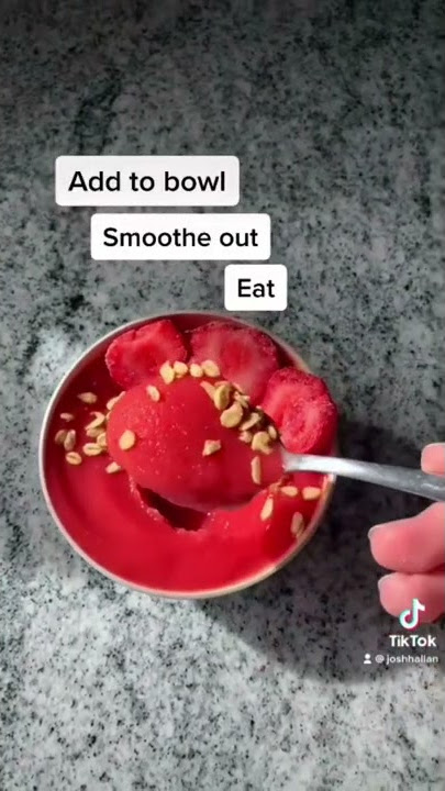 smoothie bowl using normal blender｜TikTok Search