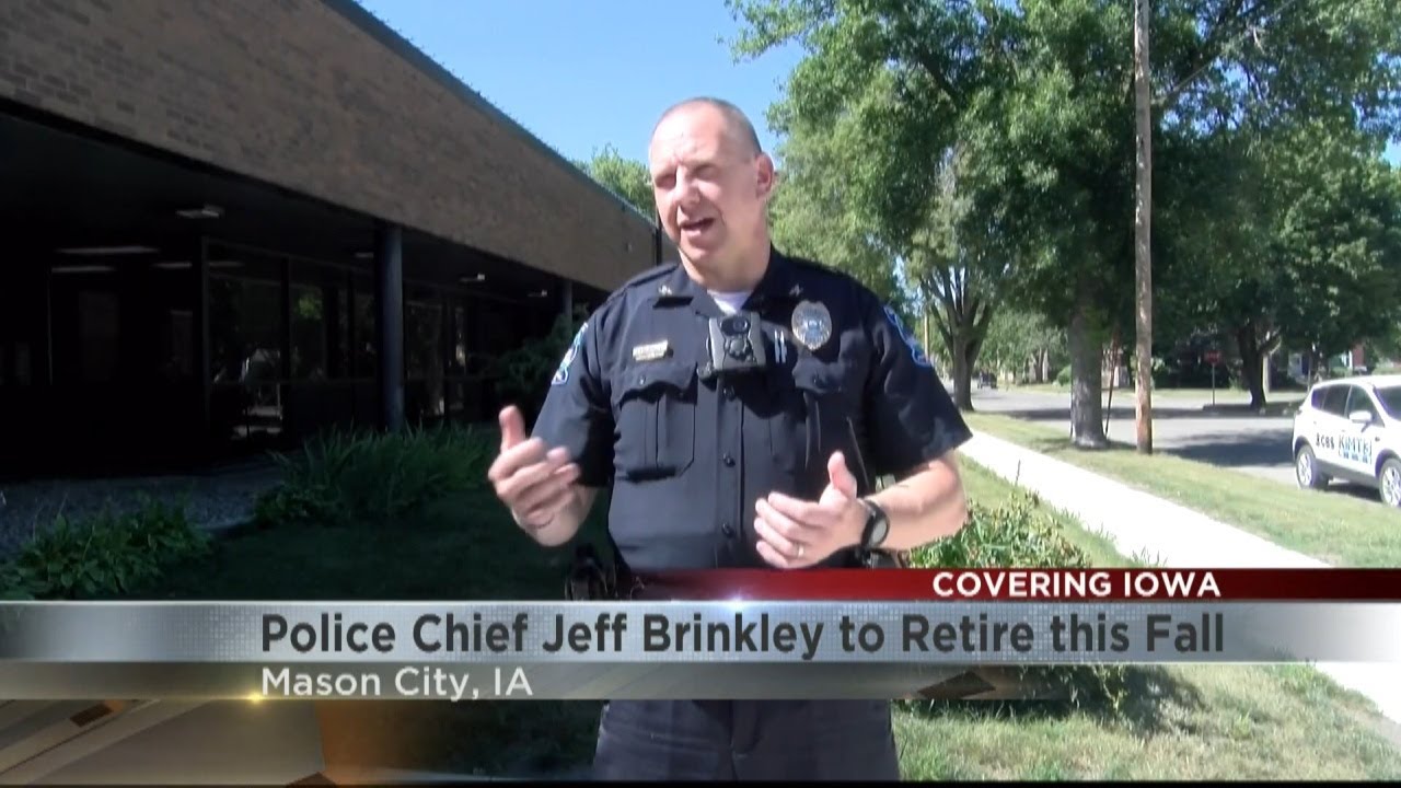 Mason City Police Chief Jeff Brinkley announces retirement - YouTube
