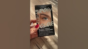 Brow Color. #shorts #loreal #lorealparis #brows #eyebrows #eyebrowtutorial #eyebrowtips #browcolor