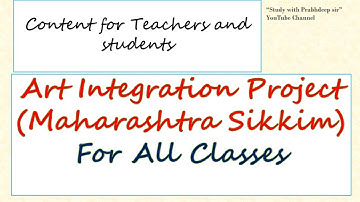 Art integration Project on  Maharashtra and Sikkim