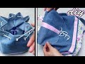 DIY MAGIC ❤️ DESIGN BACKPACK FROM OLD JEANS ❤️20 min Done Idea How To Transform Jeans into Backpack