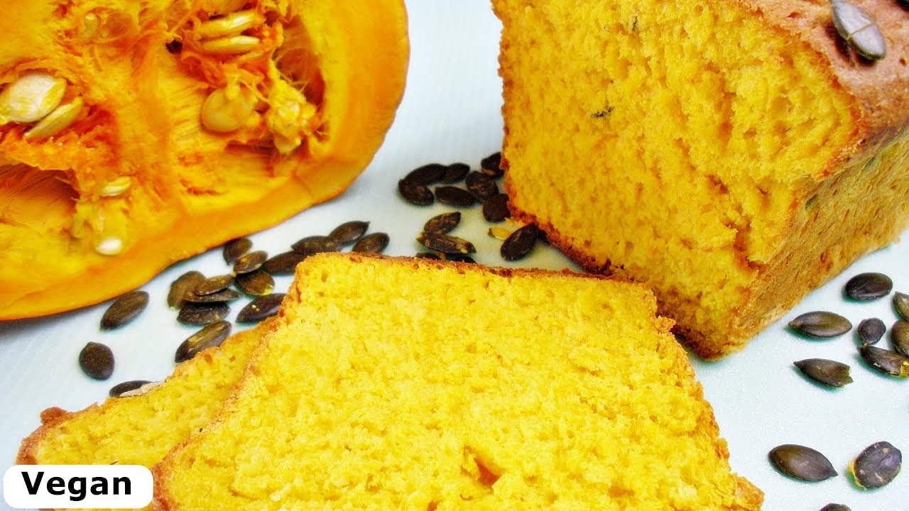 Rezept: Super saftiges Kürbisbrot selber machen / Vegan / pumpkin bread ...