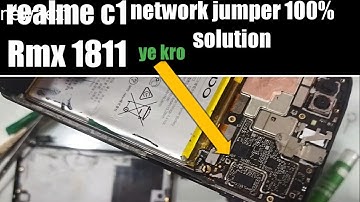 realme rmx1811  network problem solution