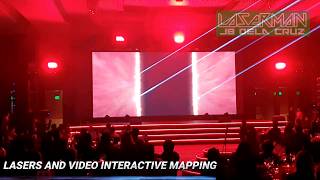 SANARE Laser Mapping Show on a fantastic product launch!