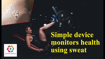 Simple device monitors health using sweat -| in Telugu