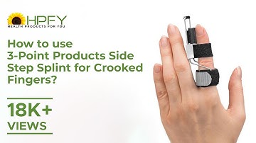 How to use 3-Point Products Side Step Splint for Crooked Fingers? | Get flat 10% Off* | Shop Now!