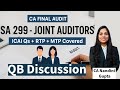 CA Final Audit | SA 299–Joint Audit (ICAI Qs + RTP + MTP Covered) | Must Watch for Sept 25 &amp; Jan 26