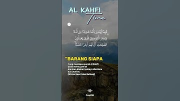 Keutamaan Membaca Surah Al-Kahfi di Hari Jumat #AlKahfi #HariJumat #KeutamaanAlKahfi