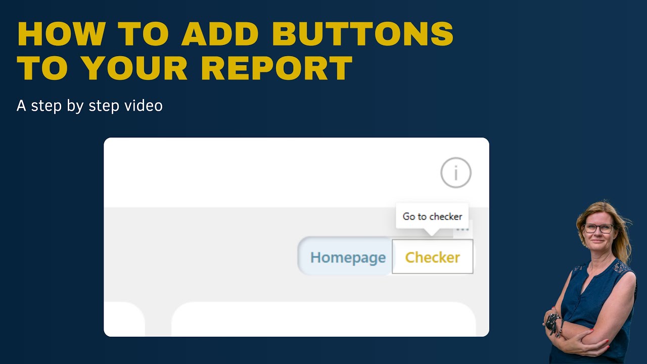 Report Button System Example How to add buttons to your report - YouTube