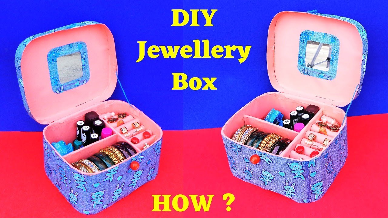 Jewellery Box making at home Best out of waste DIY Bangle Box YouTube