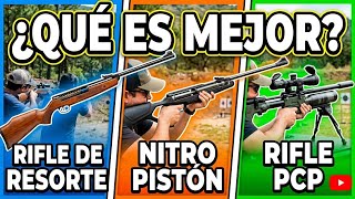 Cual rifle es tu mejor opción ? Principales diferencias entre resorte, nitro piston y pcp 