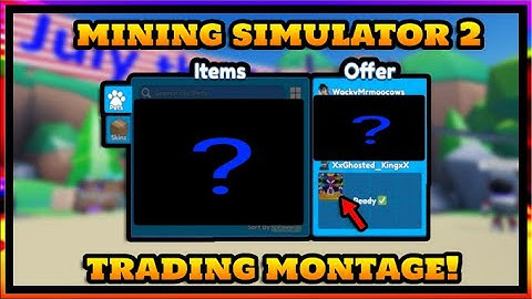 🌟Mining Simulator 2 Trading Montage #1🌟✨Trading for Shiny Infernal Revenant!✨