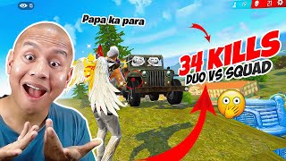 Papa का Para मगरमछ 34 Kills in Pro Grandmaster Lobby😱Duo Vs Squad - Tonde Gamer