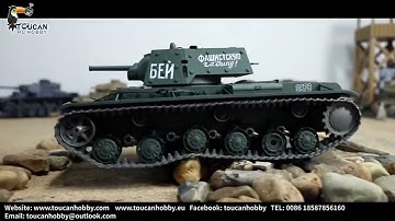 Henglong 1/16 Soviet KV-1 RTR RC tank 3878 metal tracks, sprockets, idlers, driving gearbox TH17465