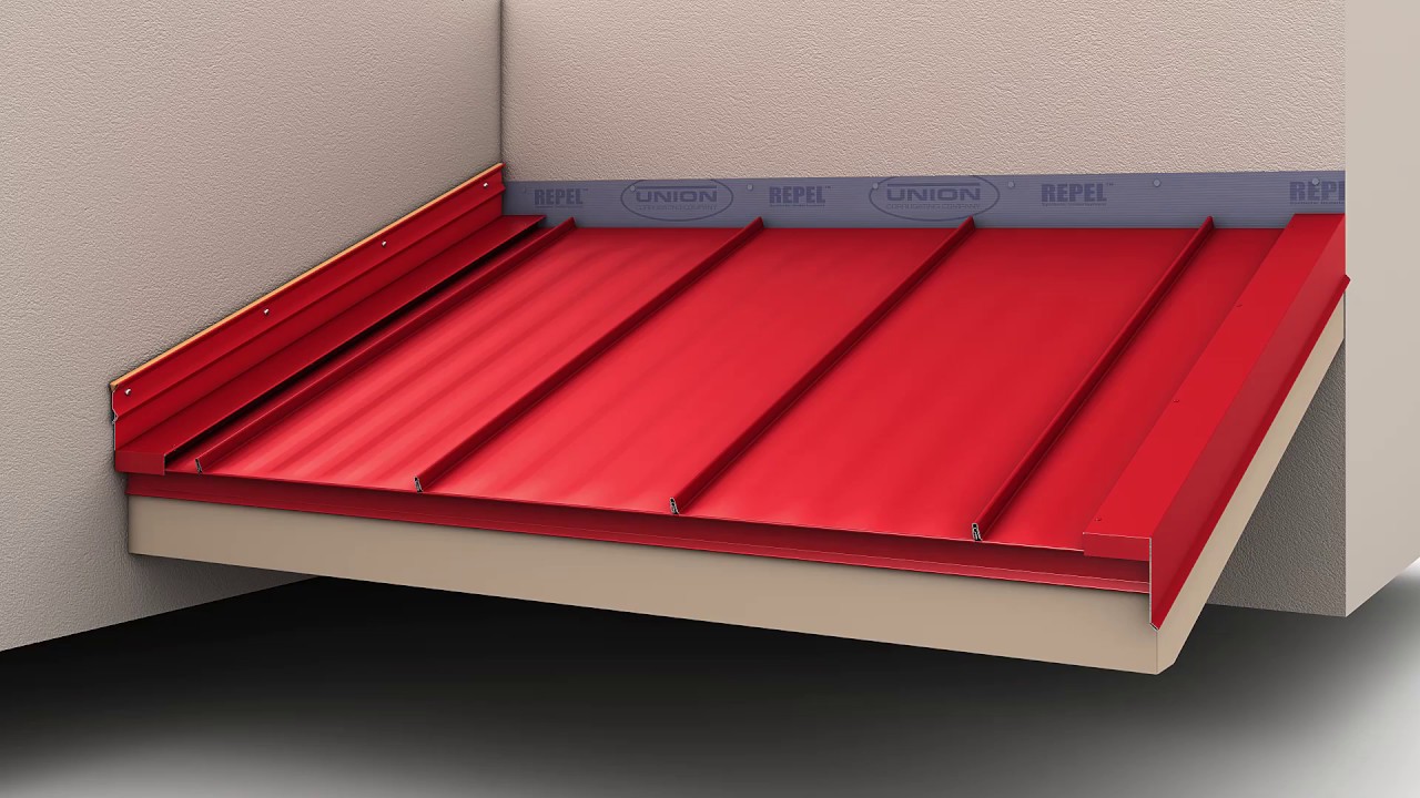 How to Install Standing Seam Metal Roofing - Endwall Flashing