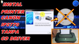 Cara Instal Printer Cannon IP2770 Tanpa CD Driver