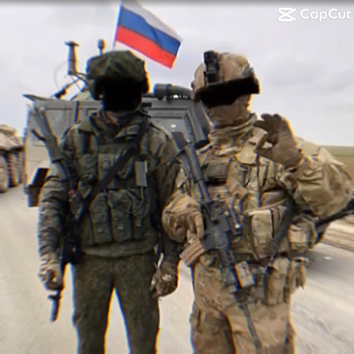 Russian and US soldiers meet #war #russia #usa #sriya
