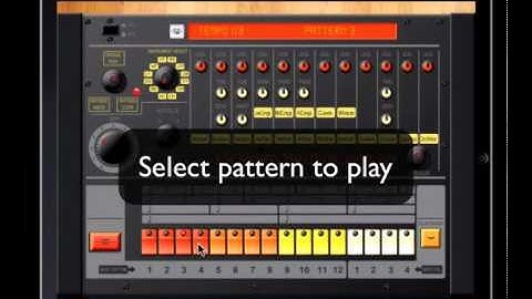 EGDR808 Drum Machine - Manual Play mode