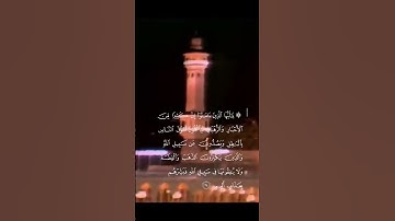 تلاوة الشيخ علي جابر رحمه الله - الحرم - سورة التوبة - ايه 34-35 اجمل اياتان تسمعها اليوم #قرآن #اجر
