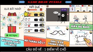 Game sáng tạo: DRAW PUZZLE(CÂU ĐỐ VẼ _ 1 ĐIỂM VỀ CHỖ) BẠN LÀ SỐ 1? HAY SỐ ? screenshot 2