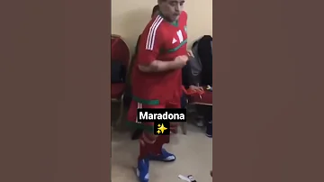 Maradona Dancing Skills Morocco World Football 