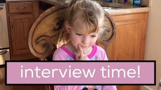 INTERVIEW WITH MY 4-YEAR-OLD TWINS!