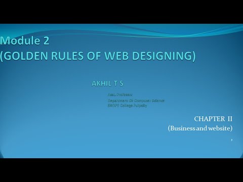 GOLDEN RULES OF WEB DESIGNING | PART 2 - YouTube