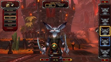 World of Warcraft Battle for Azeroth Vulpera Character Creation