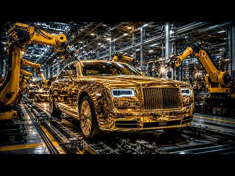 Inside the Rolls-Royce Phantom 24K Gold Edition Factory | How the World's Most Luxurious Car is Made