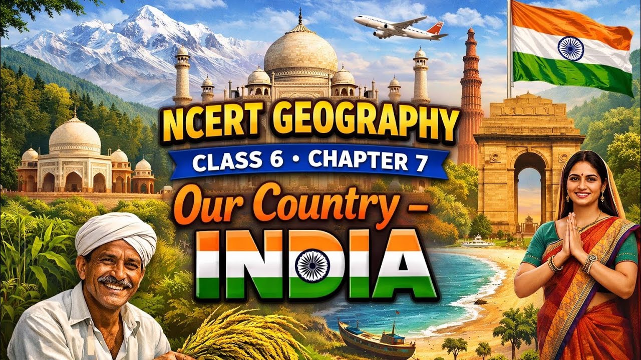 Our Country - India | Our Country India Class 6 |NCERT Geography Class 6 Chapter 7 Our Country India