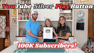 YouTube Silver Play Button Unboxing | 100K Subscribers!