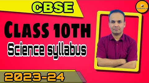 CBSE Class-10th Science Syllabus 2023-24
