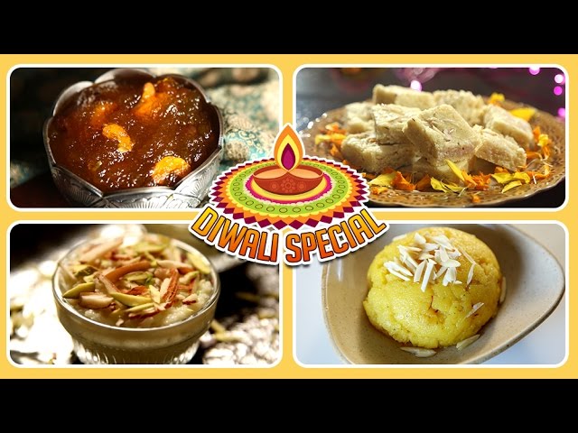 Diwali Special Desserts Recipes | Badam Burfi, Moong Dal Halwa, Kalakand & More | Rajshri Food