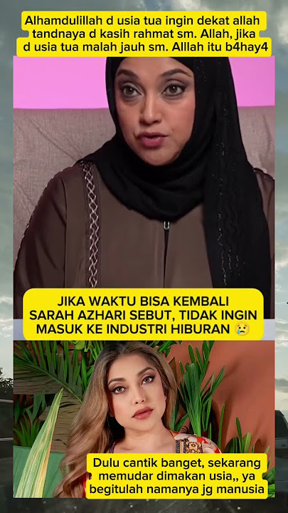 Download lagu Sarah Azhari now wears hijab #sarahazhari #sarah #shorts