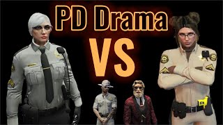 Spicy PD Drama: Lang defends Shelby from Baas and wants her to work for Cerberus | NoPixel | GTA
