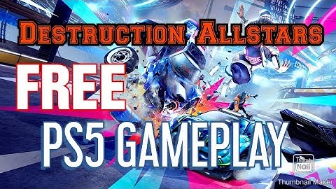 Destruction Allstars - FREE On PS5 (PS5 LIVE)