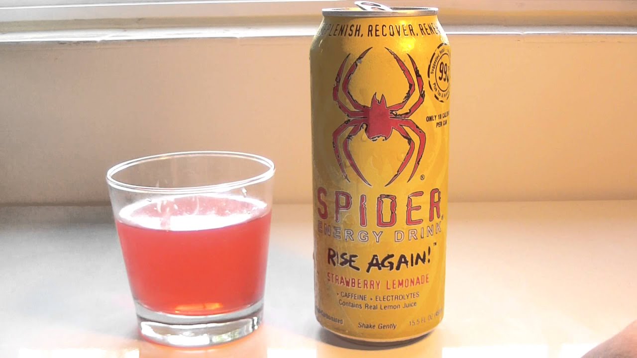 TPX Reviews - "Spider Energy Drink: Rise Again (Strawberry Lemonade)"