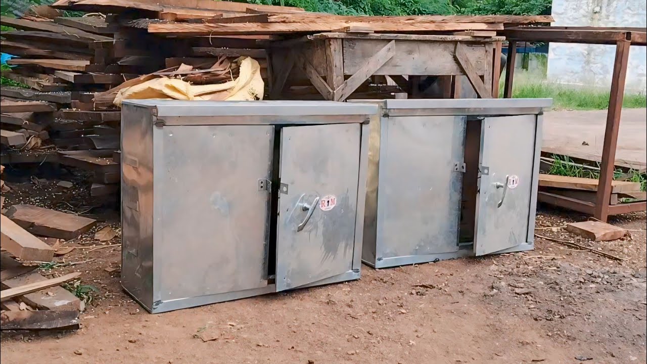 DIY Motor Starter Box Iron Plate // Wood Works Mohan