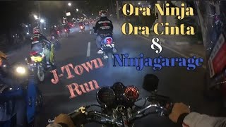 Night ride J-Town Run Ora Ninja Ora Cinta menyambut kedatangan Ninjagarage 🔥🔥 pecahhh ❗❗