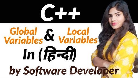 C++ Global Variable Vs Local Variable In Hindi  | Programming | Computer Science | InfoByte