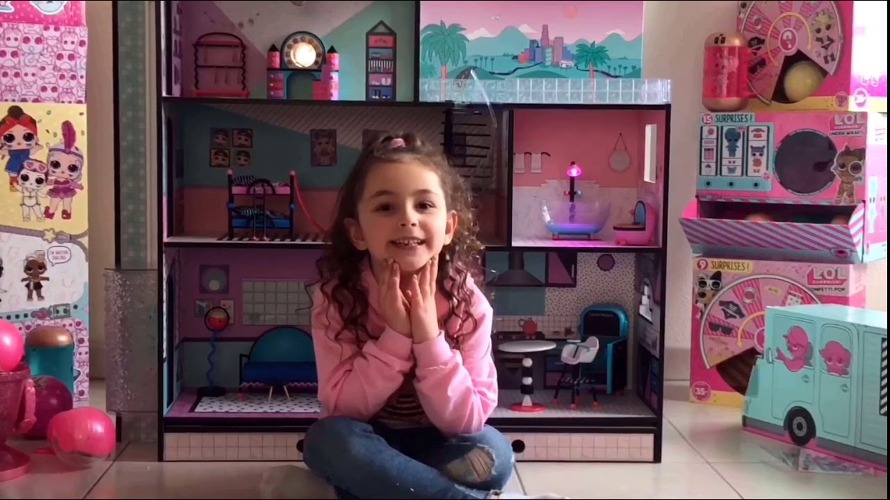 LOL surprise doll house UNBOXING - YouTube