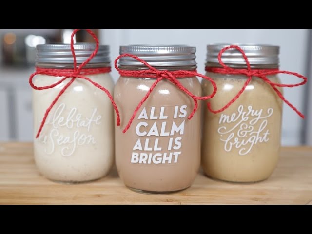 3 Holiday Coffee Creamers | Edible Gifts | The Domestic Geek