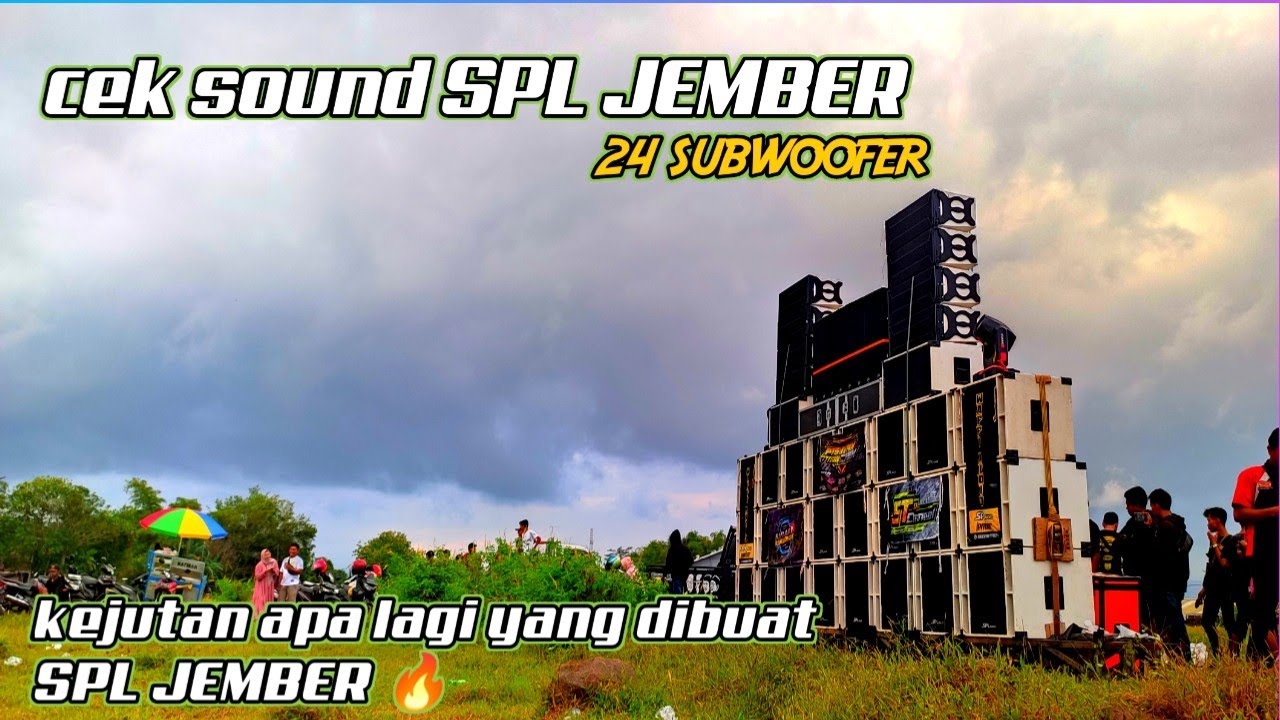 buat kejutan 🔥 SPL Jember cek sound 24 subwoofer