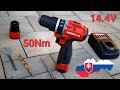 Silný 50Nm. Vŕtací skrutkovač Slovenskej značky HERMAN AXSP 1441 14,4V | s príklepom.