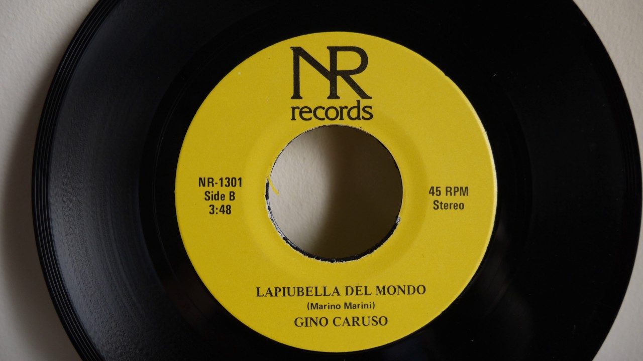 Gino Caruso ‎– Amica / Lapiubella Del Mondo - NR Records ‎– NR 1301 NR Records ‎– NR-1301