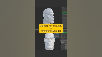 💛OkTopo vs manual retopo
