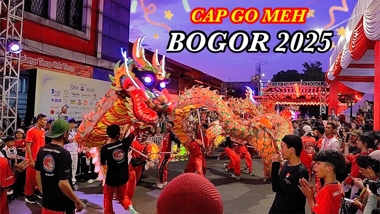 KELOVLOG - KEMERIAHAN CAP GO MEH STREET BOGOR FESTIVAL 2025 | DIBUKA DENGAN NAGA 50 METER !!! WOW 😁👏
