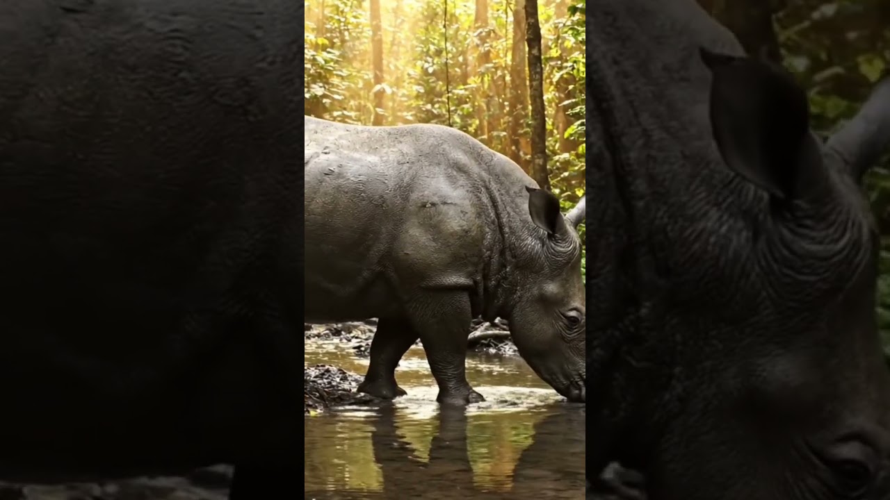 “Last of the Giants: The Javan Rhino's Secret Journey”